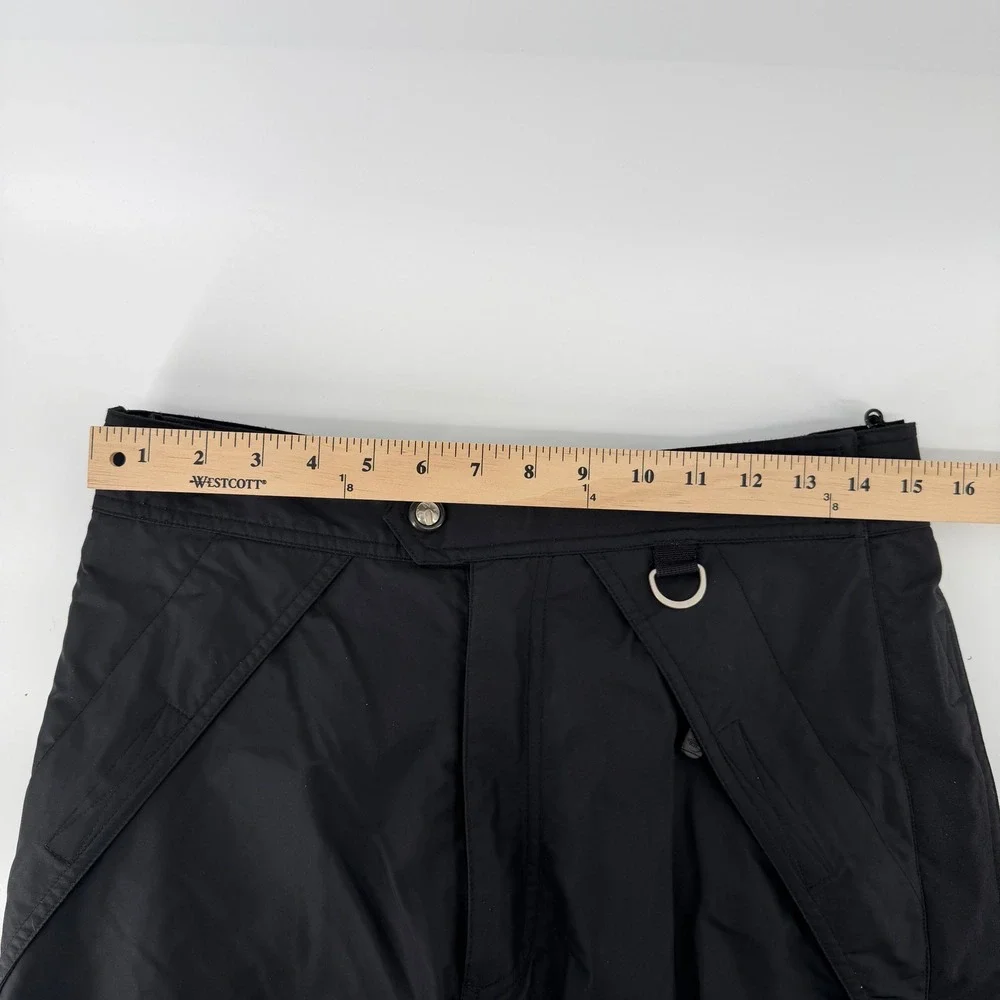 Vintage The North Face Steep Tech Ski Pants Mens M Black Reinforced Side Zip Ski